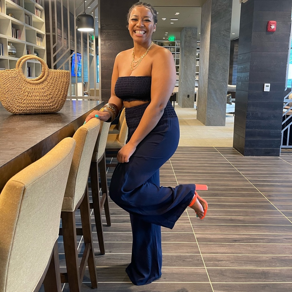 Ruched Pant Set